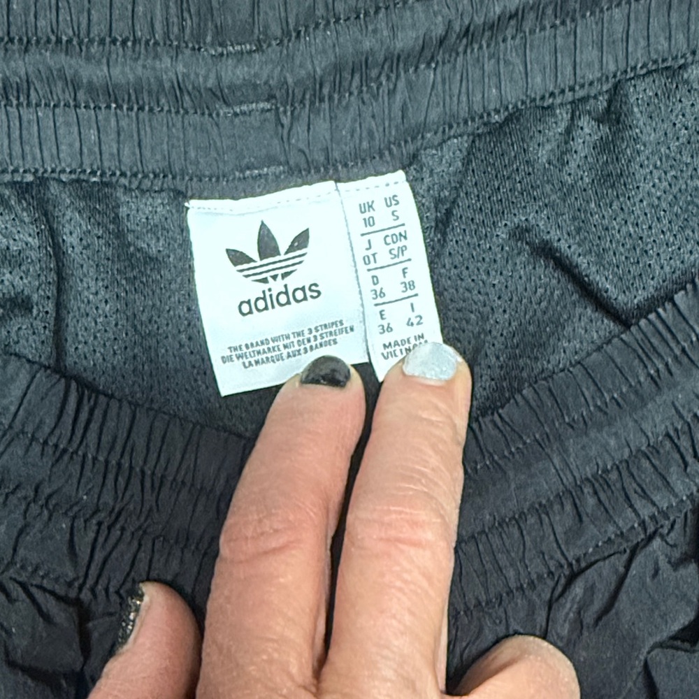 Adidas Black Joggers with Pink and Purple Accents sz S - Picture 4 of 4